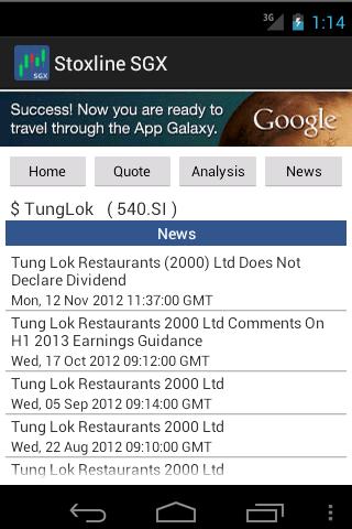 【免費財經App】Stoxline SGX-APP點子