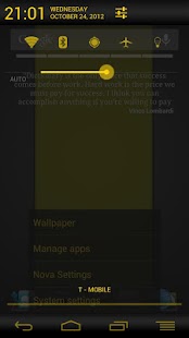 Free Black-Yellow Team Theme Engine APK