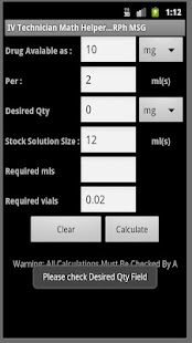 IV Tech Math Helper Screenshots 1