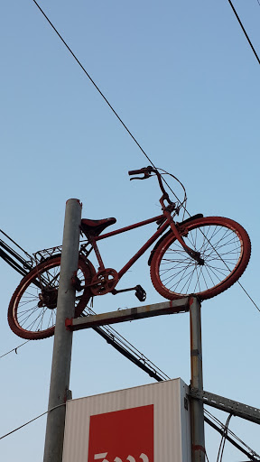 Bicycle on a Signboard