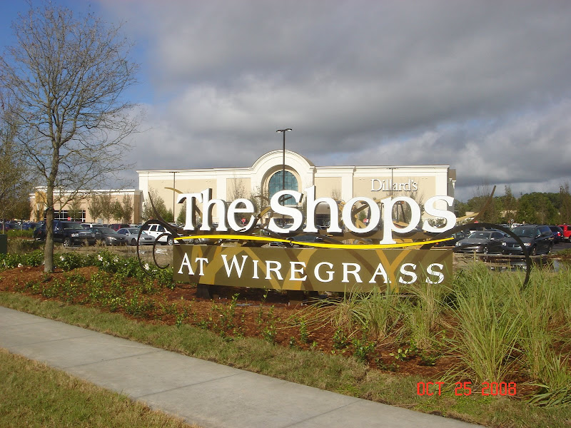 Photos of Macy&#39;s and Dillard&#39;s. Grand opening of the Wiregrass Mall in Wesley Chapel