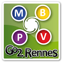 Go2 Rennes (bus, v&eacute;lo, m&eacute;tro) logo