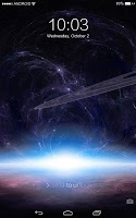 Galaxy Space Lock Screen APK צילום מסך #18