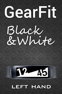 How to download Gear Fit Black White Clock lastet apk for bluestacks