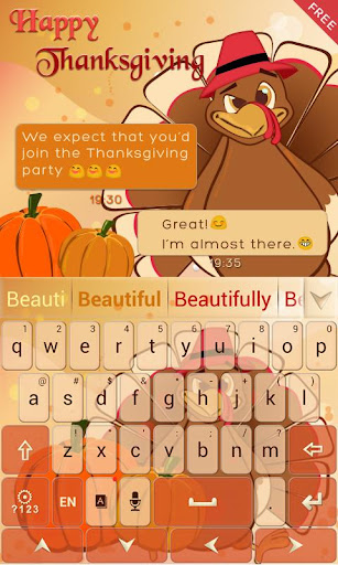 免費下載個人化APP|Thanksgiving GO Keyboard Theme app開箱文|APP開箱王