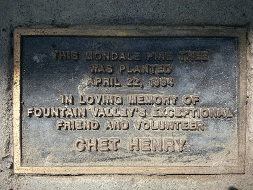 Chet Henry Memorial Tree
