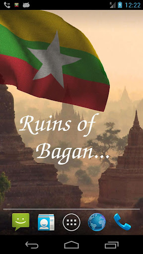 【免費個人化App】3D Myanmar Flag LWP +-APP點子