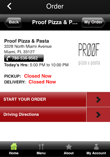 Proof Pizza and Pasta