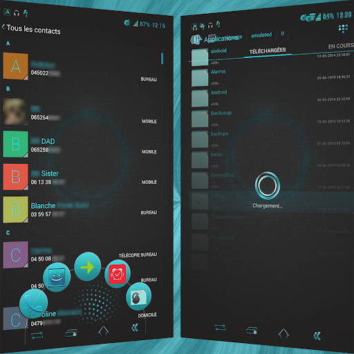 【免費個人化App】ReBorn Cyan - CM11 Theme-APP點子