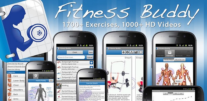 Fitness Buddy : 1700 Exercises