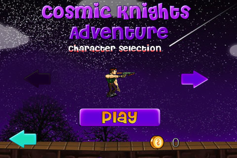 【免費休閒App】Cosmic Knight Adventures-APP點子