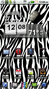 Zebra 6 GO Launcher Theme