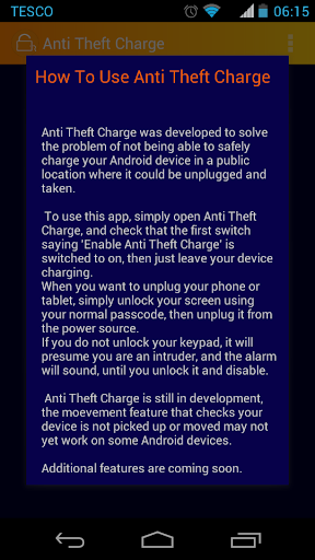 【免費工具App】Anti Theft Charge-APP點子