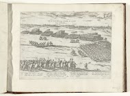 Matthias houdt revue over de troepen van paltsgraaf Casimir, 1578