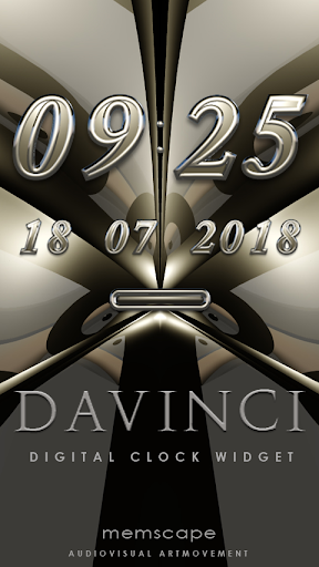 DAVINCI Digital Clock Widget