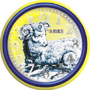 Aries Zodiac Analog Clock 1.0