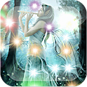 Blue Fairy Flute L Wallpaper logo
