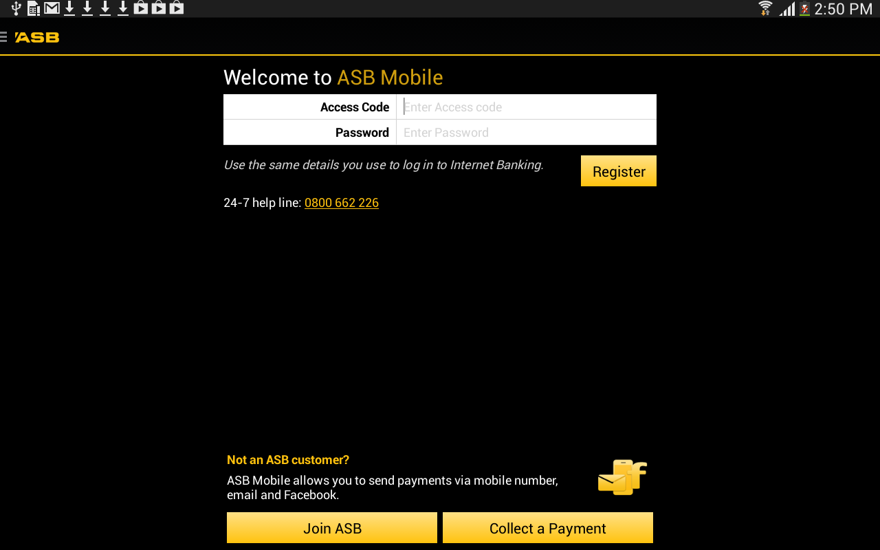 ASB Mobile Banking - screenshot