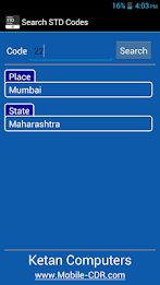 STD and ISD Codes (India) poster 2