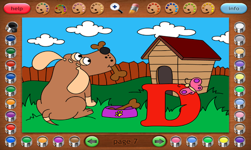 Coloring Book 24 Lite: ABCs