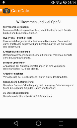 DSLR CamCalc - Kostenlos