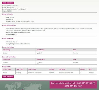 Celerion Clinical Studies Screenshots 6