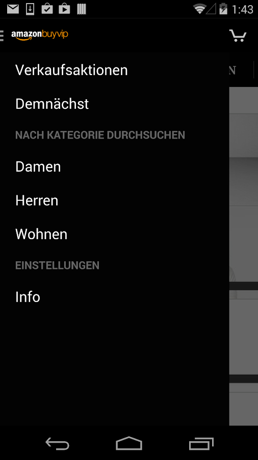   Amazon BuyVIP – Capture d'écran 