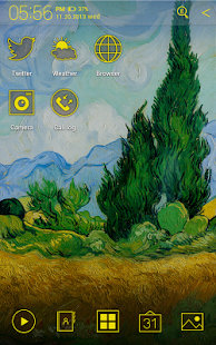 Vincent Van Gogh Atom theme