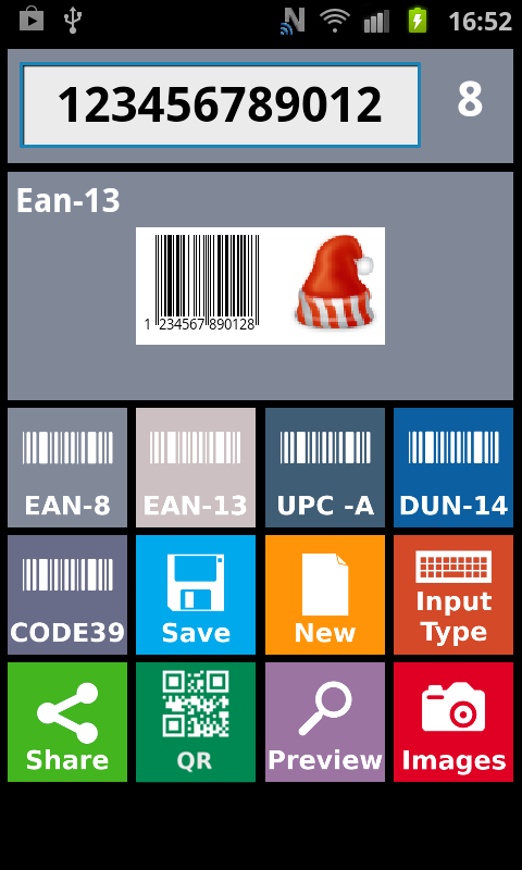 Barcode Creator Screen 3