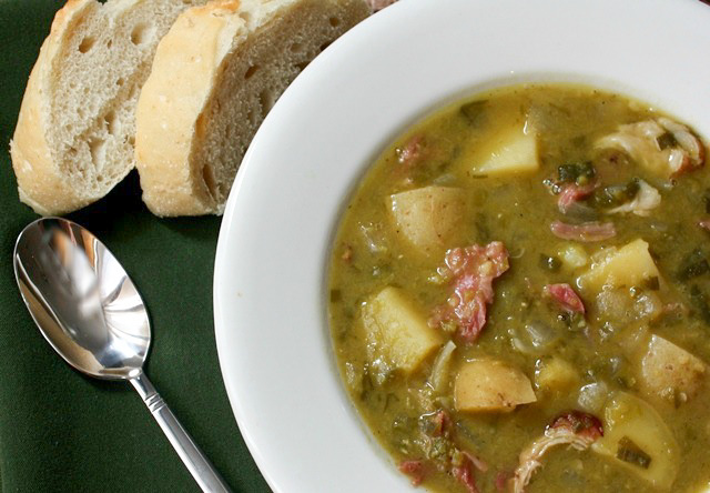 broth recipe cooker using slow chicken and Split Ham Soup Slow Potato, Cooker Pea, Leek