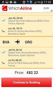 WhichAirline Flights Search Screenshots 3