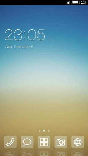 Soft Color C Launcher Theme