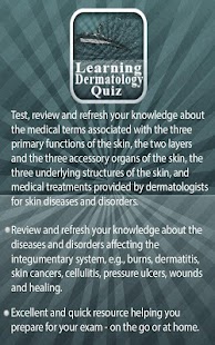 Learning Dermatology Quiz Screenshots 0
