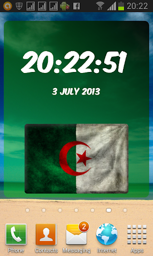 Algeria Digital Clock