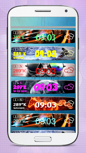 Awesome Weather Clock Widget