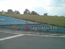 Graffiti am Lüheanleger