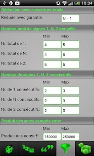 Football pools optimiser Screen 3