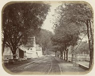 Gezicht te Rijswijk in Batavia