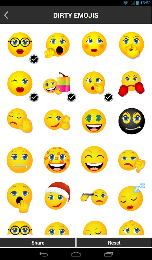 Dirty Emojis - screenshot
