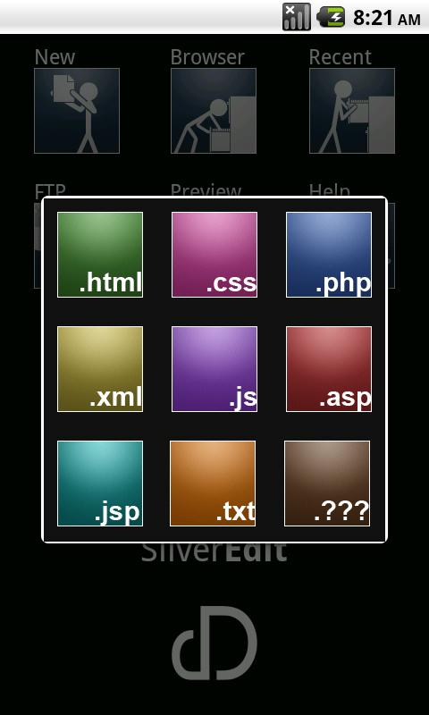 SilverEdit Screen 2