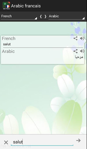 قاموس عربي فرنسي : فرنسي عربي