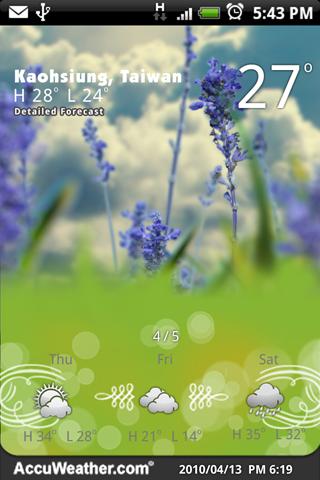 【免費天氣App】9s-Weather Theme+(花言草語)Free-APP點子