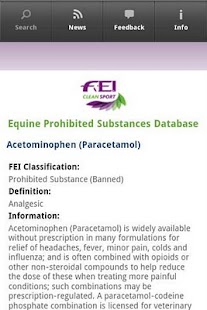 FEI CleanSport Database - screenshot thumbnail