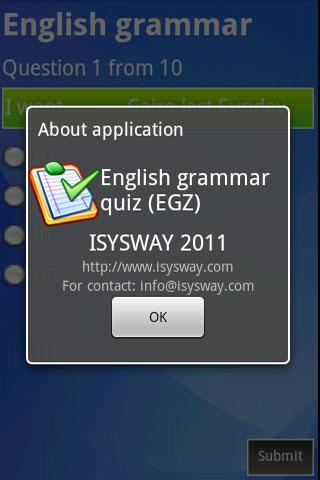 General grammar quiz 1 - English on the Internet - Tests