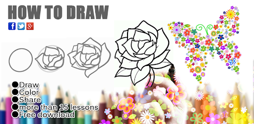 How to draw flowers -  apk apps