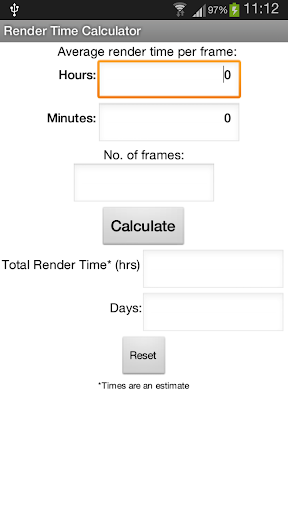 Render Time Calculator