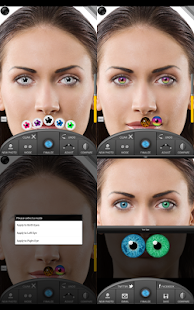 Cor dos olhos Studio - tela de miniaturas