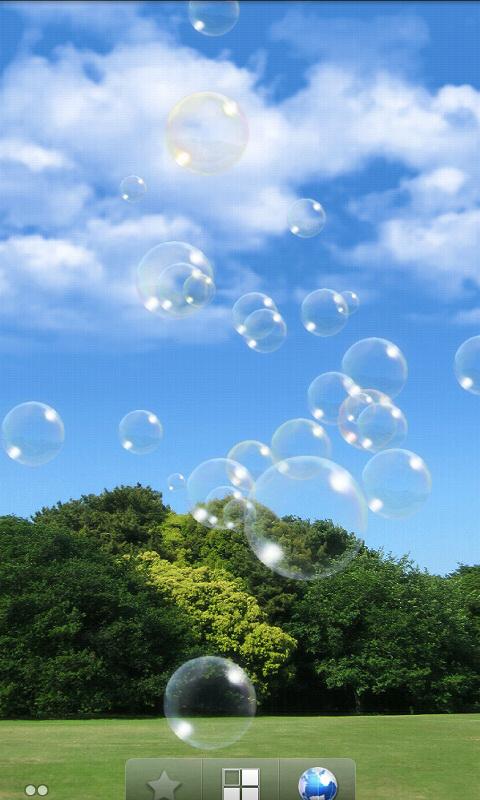 Android application Soap bubble LiveWallpaper screenshort