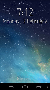 iPhone 5s ios7 Lock Screen - screenshot thumbnail