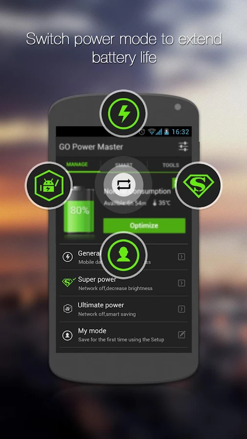 GO Battery Saver &Power Widget - screenshot